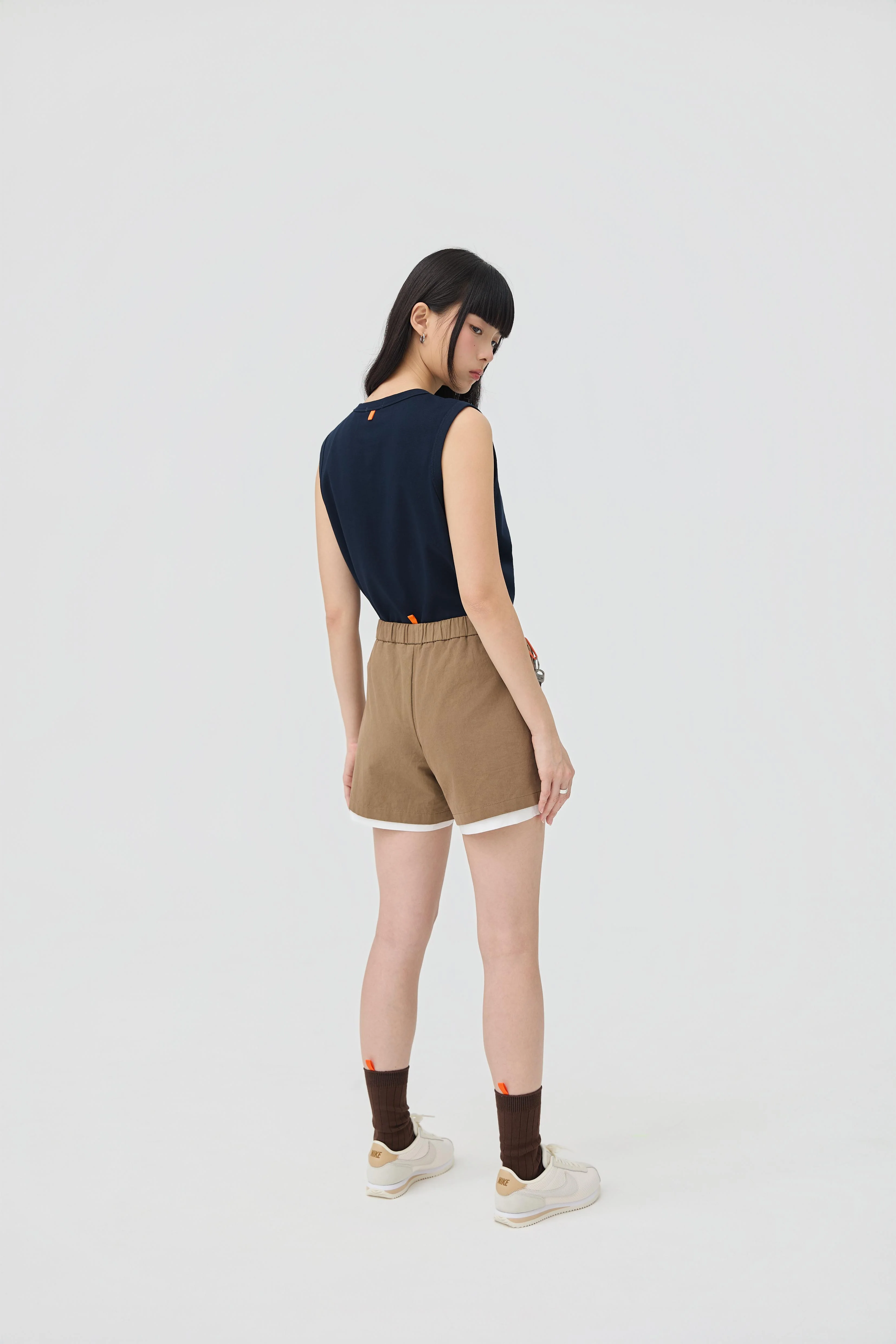 3EIGHTH | Futae Shorts In Sandstone - Image 6
