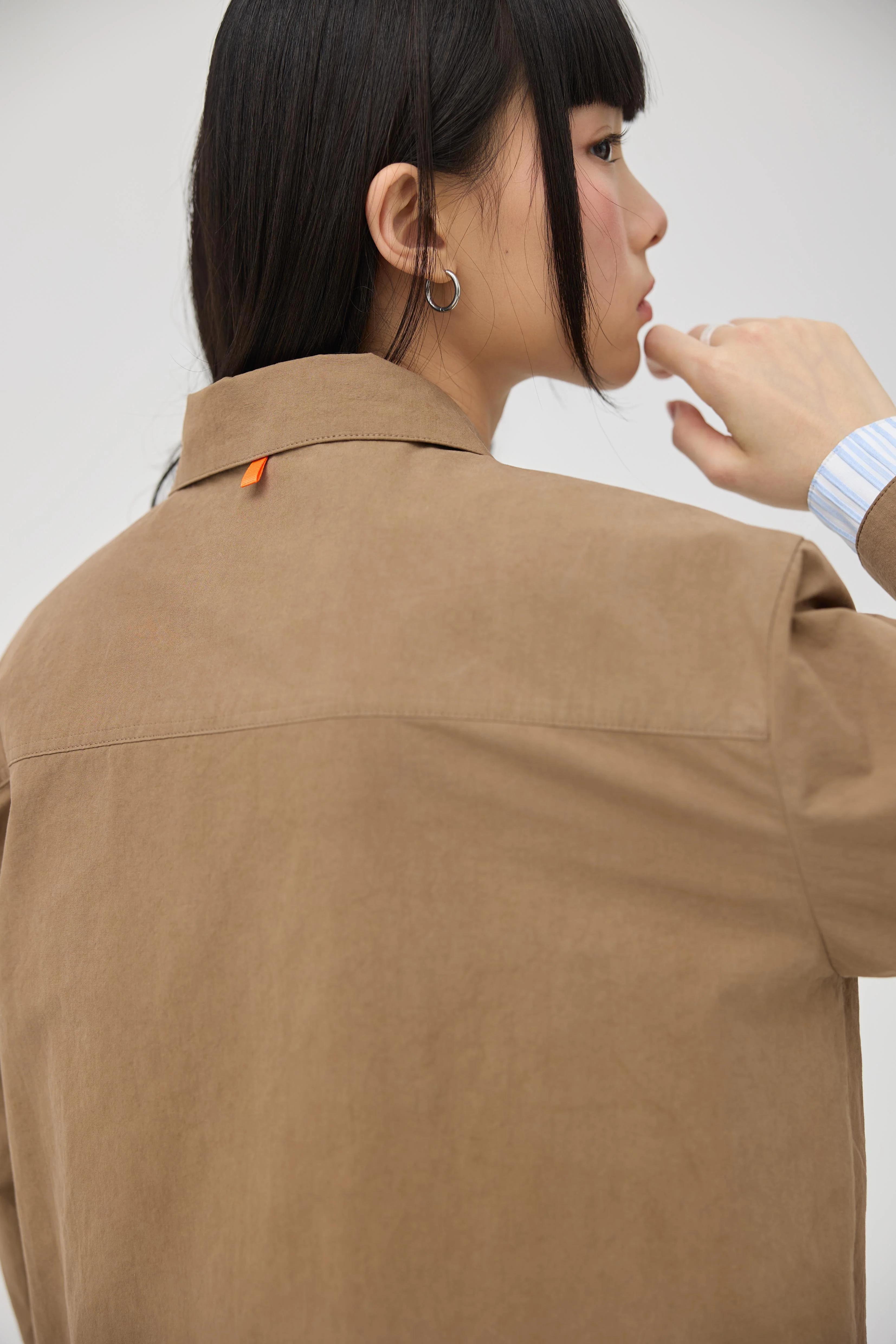3EIGHTH | Kasane Shirt In Sandstone - Image 3