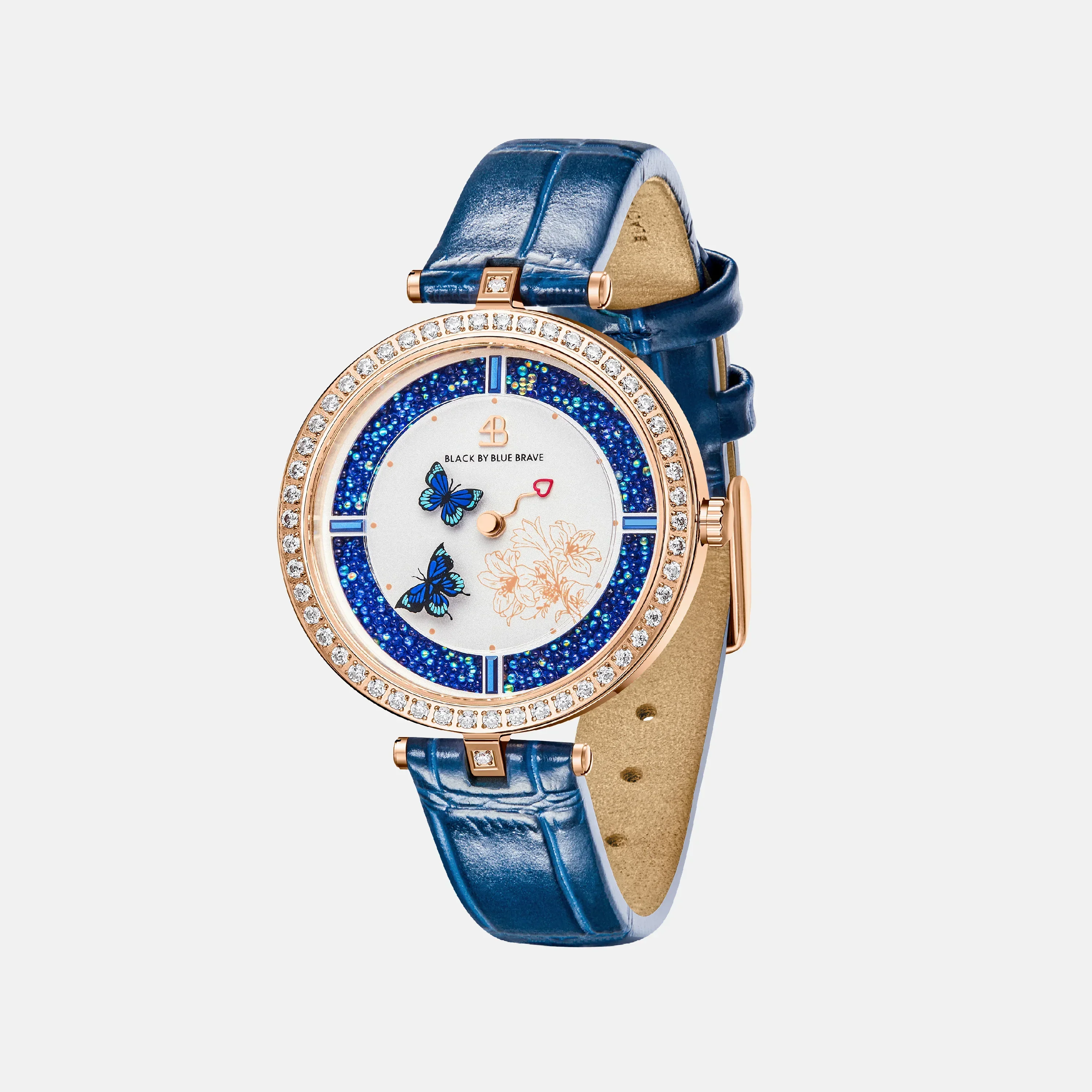 BLACK BY BLUE BRAVE | Butterfly Lovers Watch (34MM) - Image 9