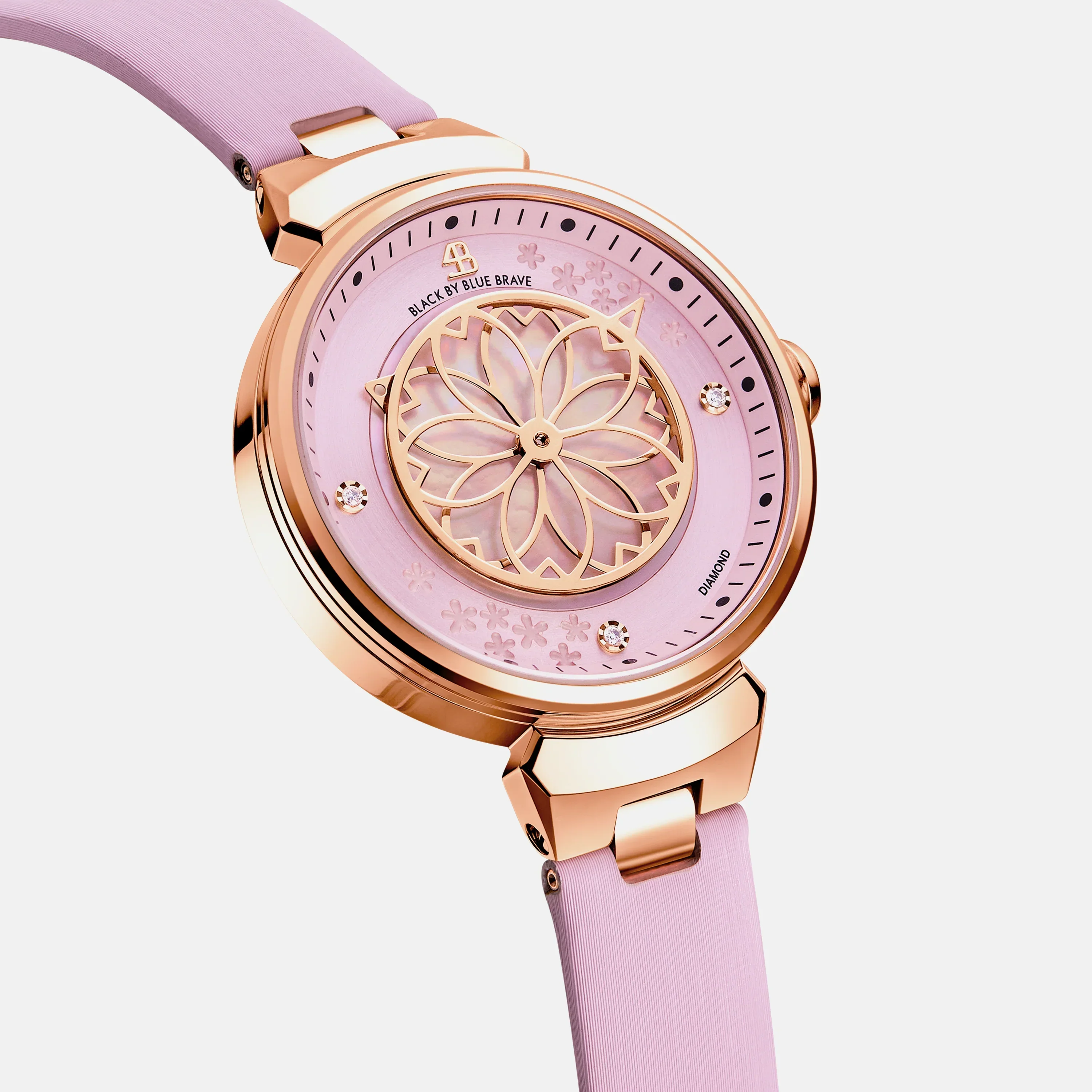 BLACK BY BLUE BRAVE | Cherry Blossom Bracelet Watch (32MM) - Image 6