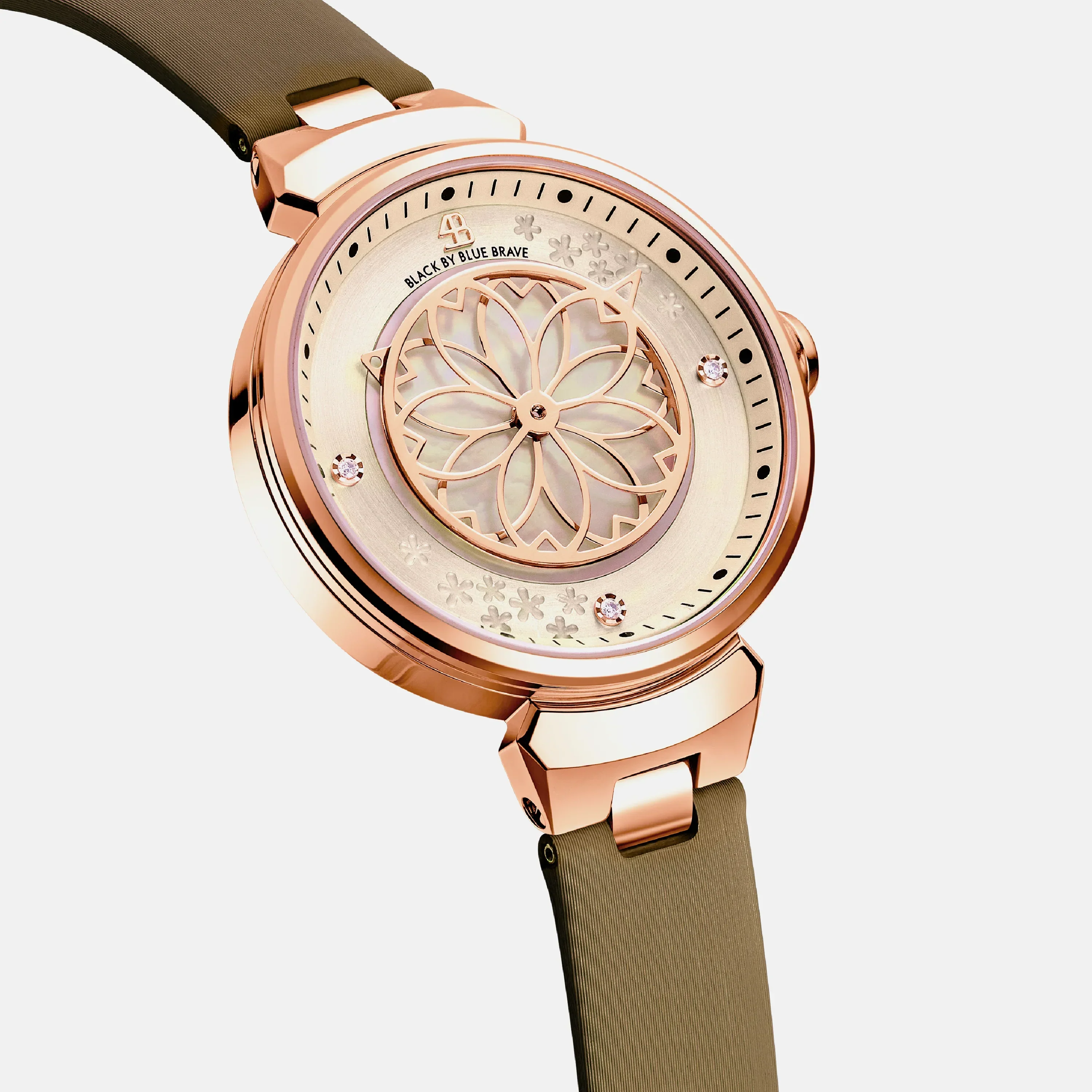 BLACK BY BLUE BRAVE | Cherry Blossom Bracelet Watch (32MM) - Image 11