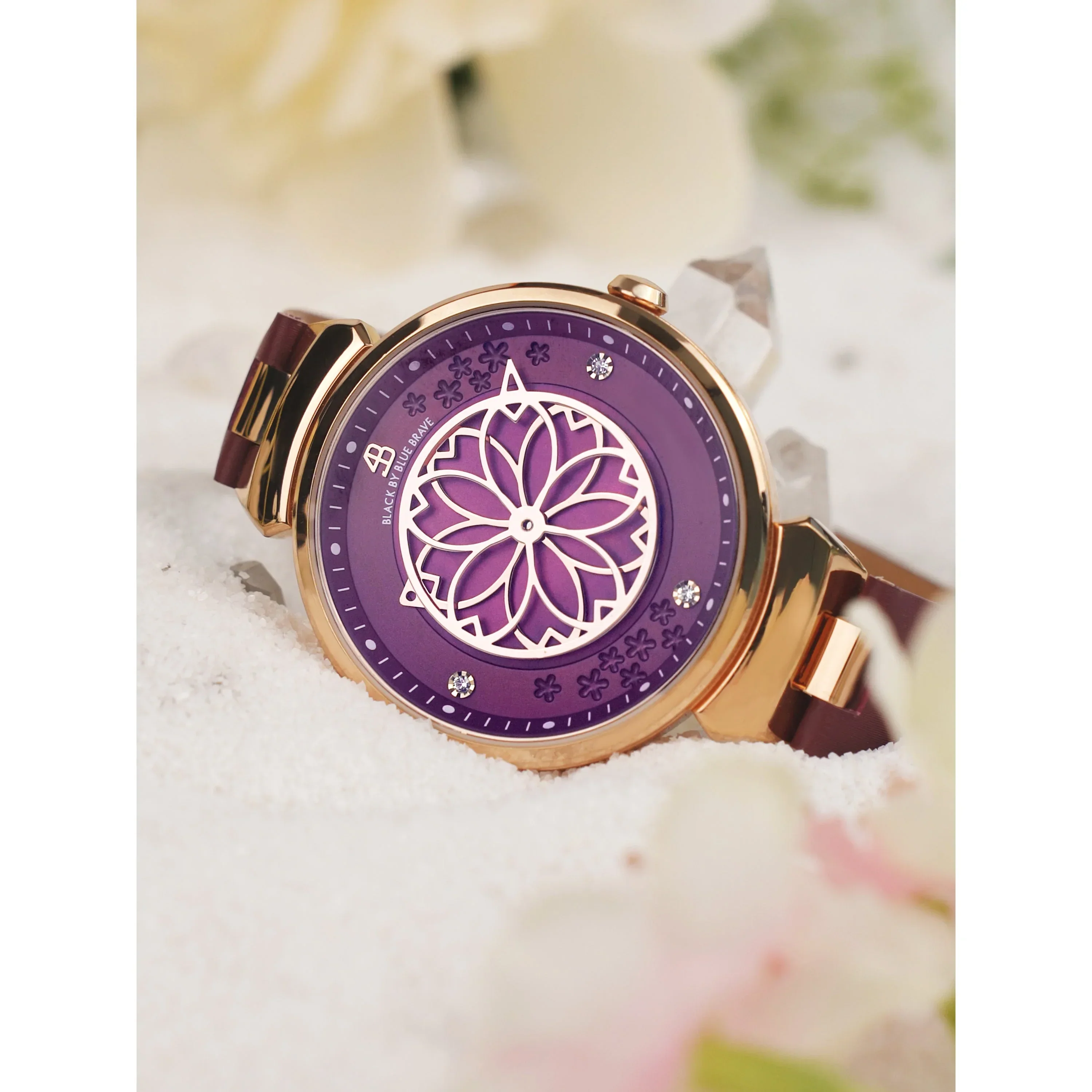 BLACK BY BLUE BRAVE | Cherry Blossom Bracelet Watch (32MM) - Image 13