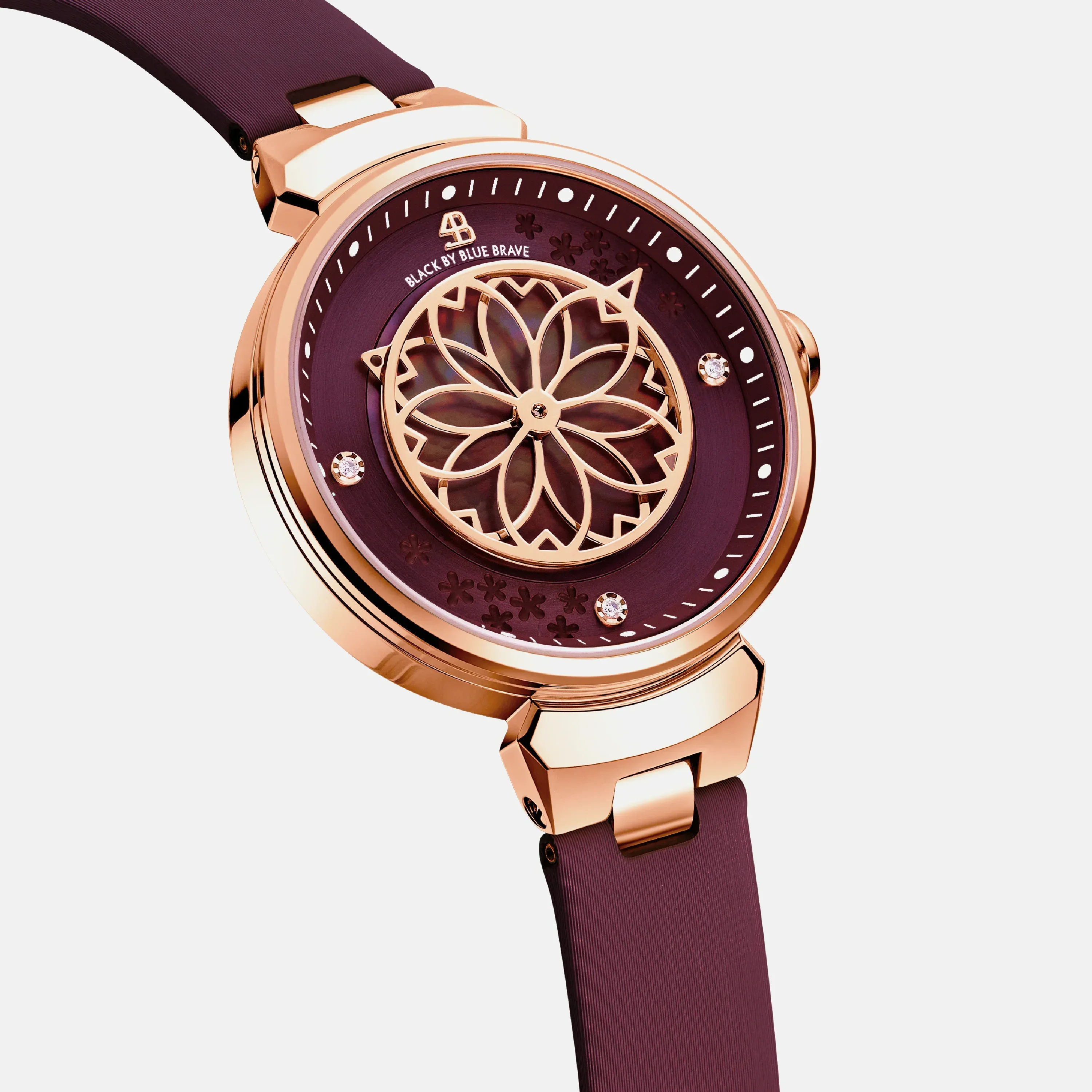 BLACK BY BLUE BRAVE | Cherry Blossom Bracelet Watch (32MM) - Image 15