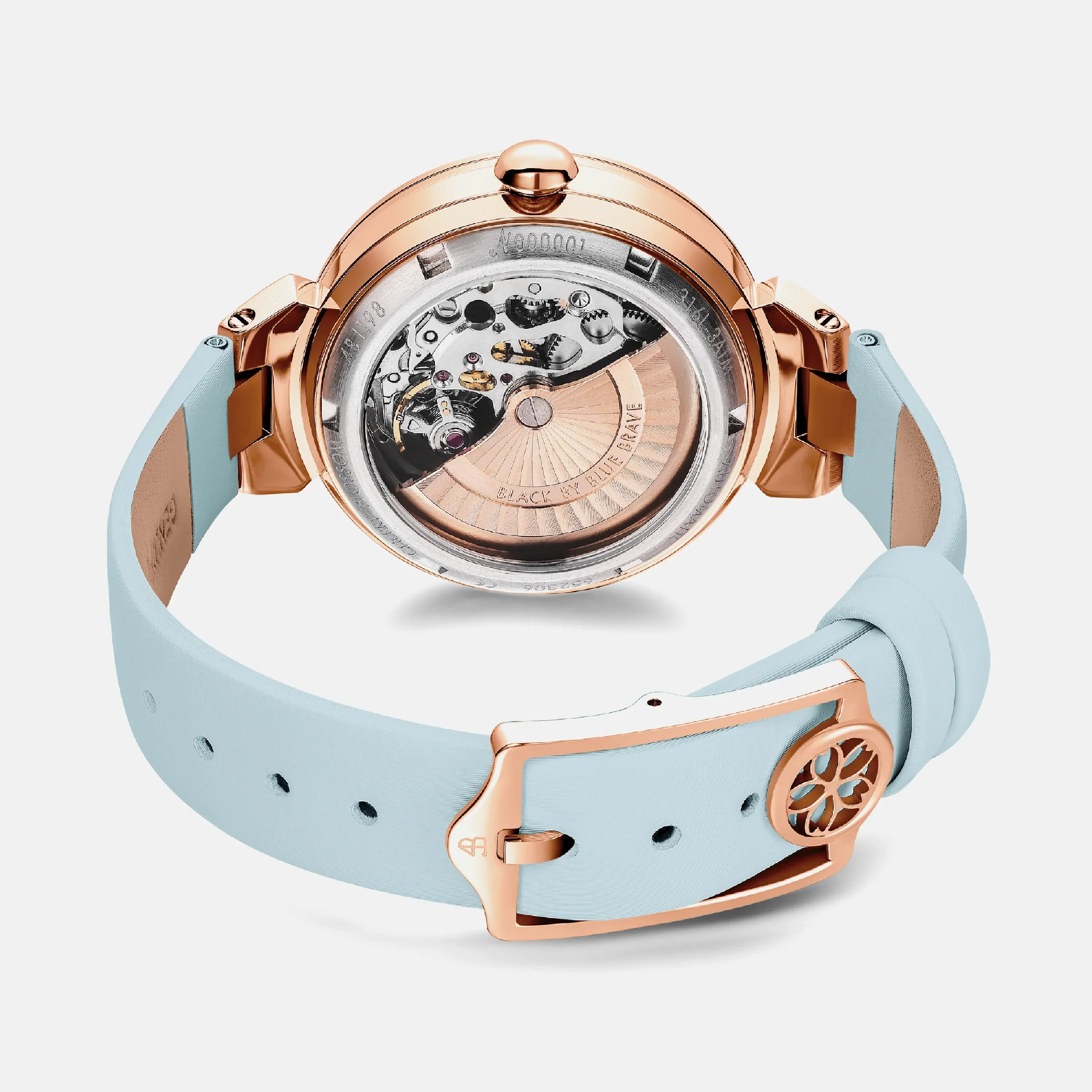 BLACK BY BLUE BRAVE | Cherry Blossom Automatic Blue Watch 36mm - Image 3