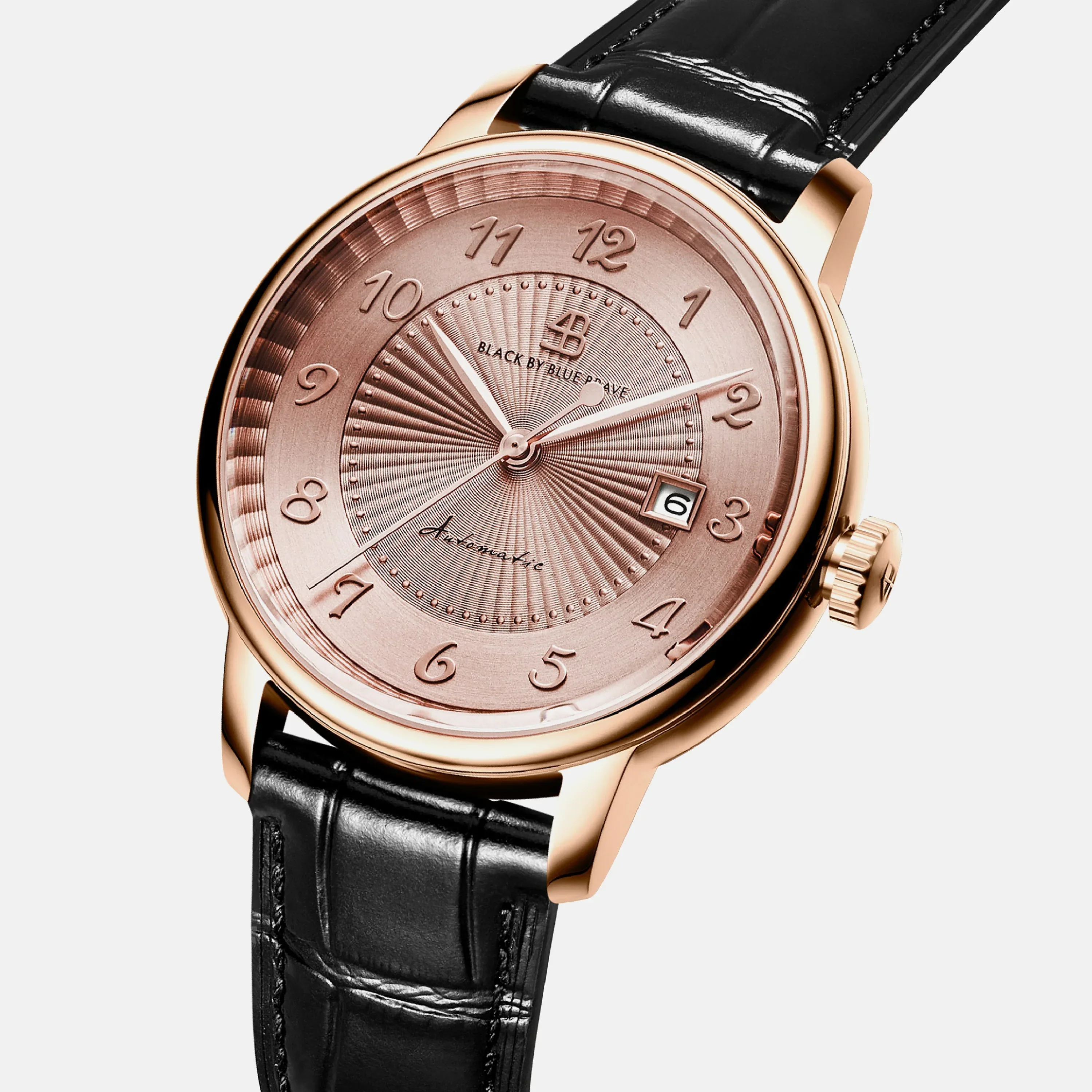 BLACK BY BLUE BRAVE | Classic 1986 Arabic Watch Rose Gold - 40mm - Image 3