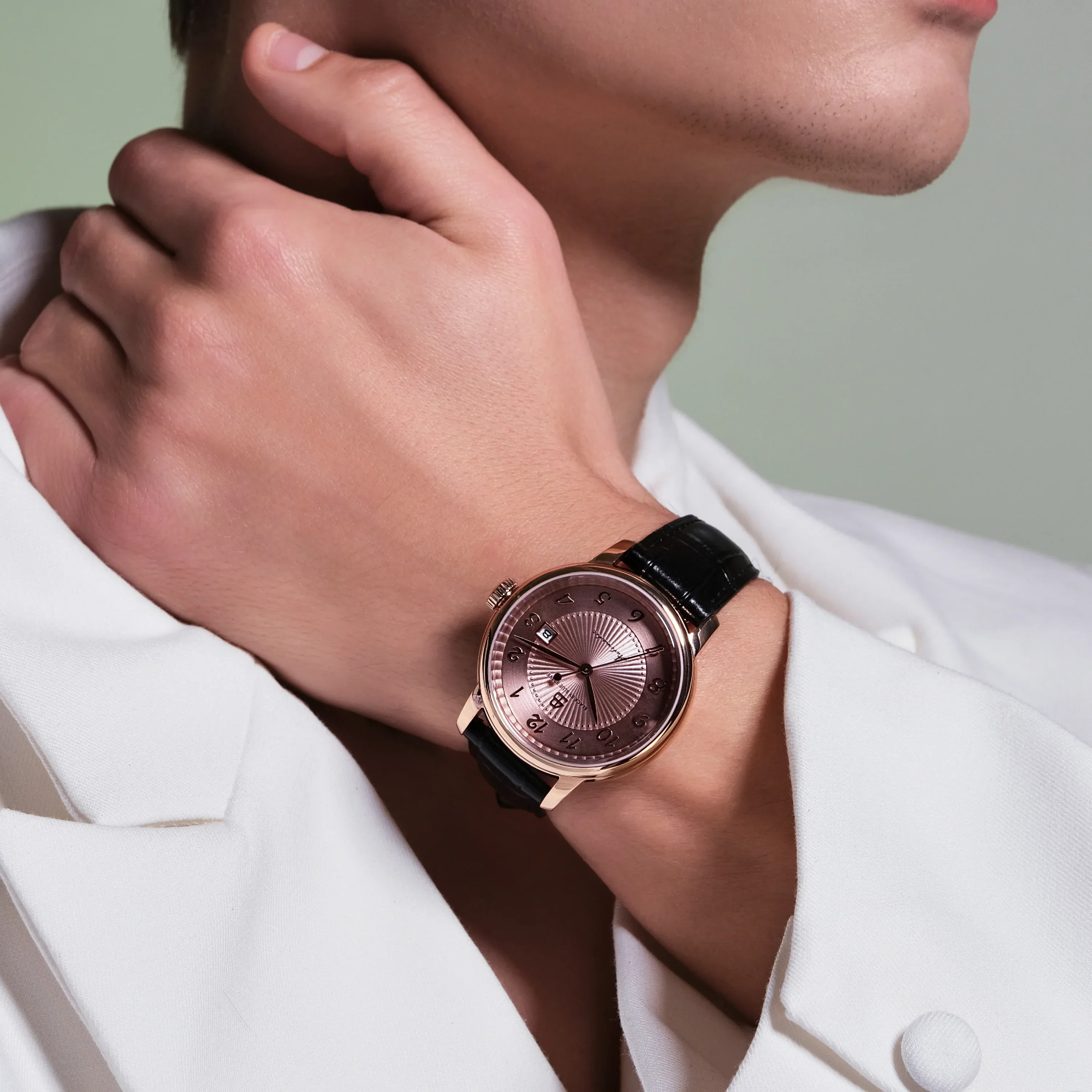 BLACK BY BLUE BRAVE | Classic 1986 Arabic Watch Rose Gold - 40mm - Image 4