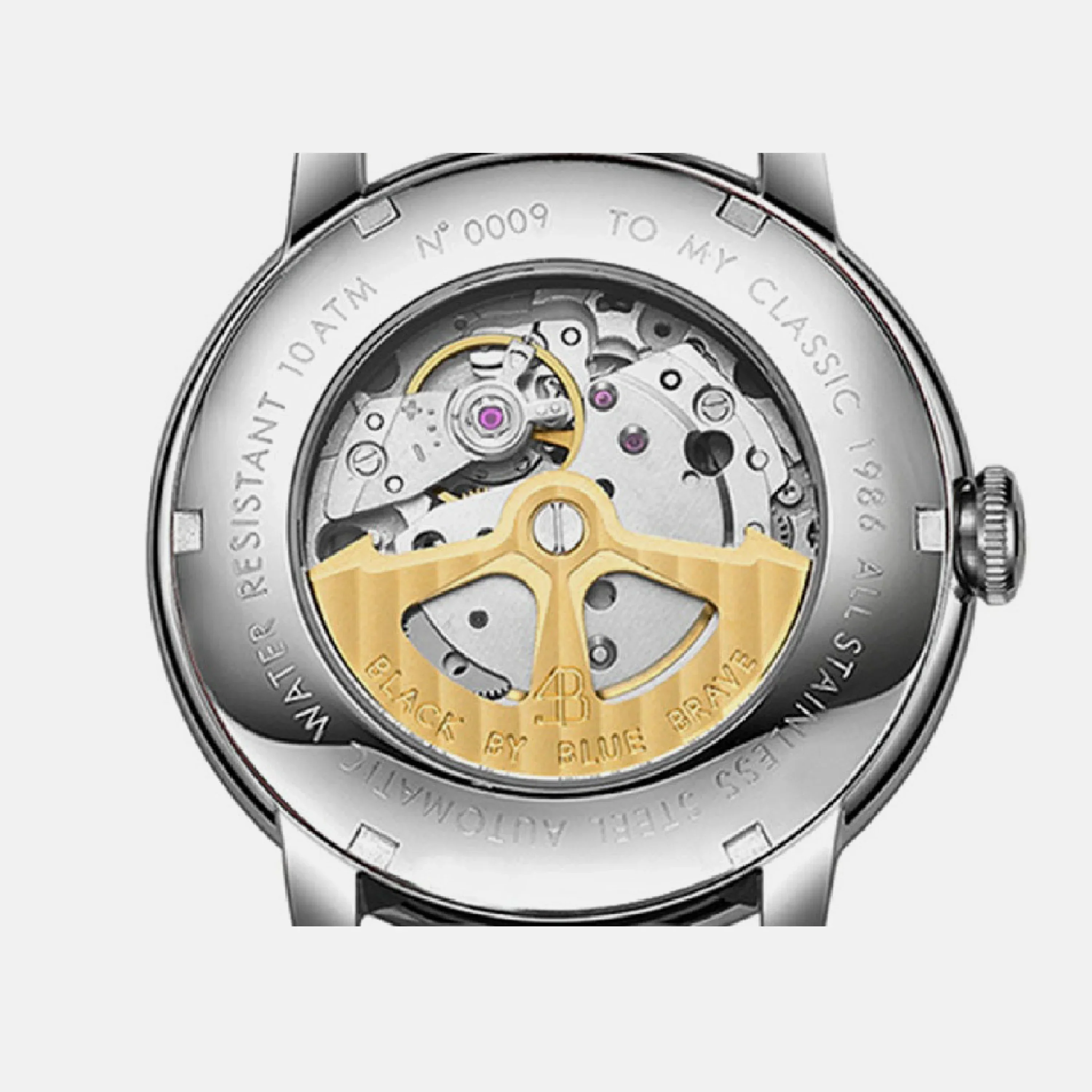 BLACK BY BLUE BRAVE | Classic 1986 Arabic Watch Rose Gold - 40mm - Image 5