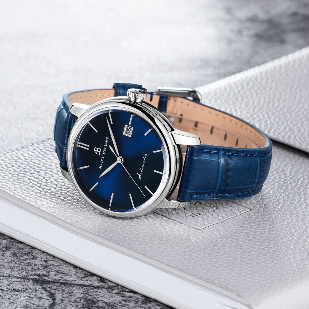 BLACK BY BLUE BRAVE | Classic 1986 Automatic Watch - 40mm - Image 7