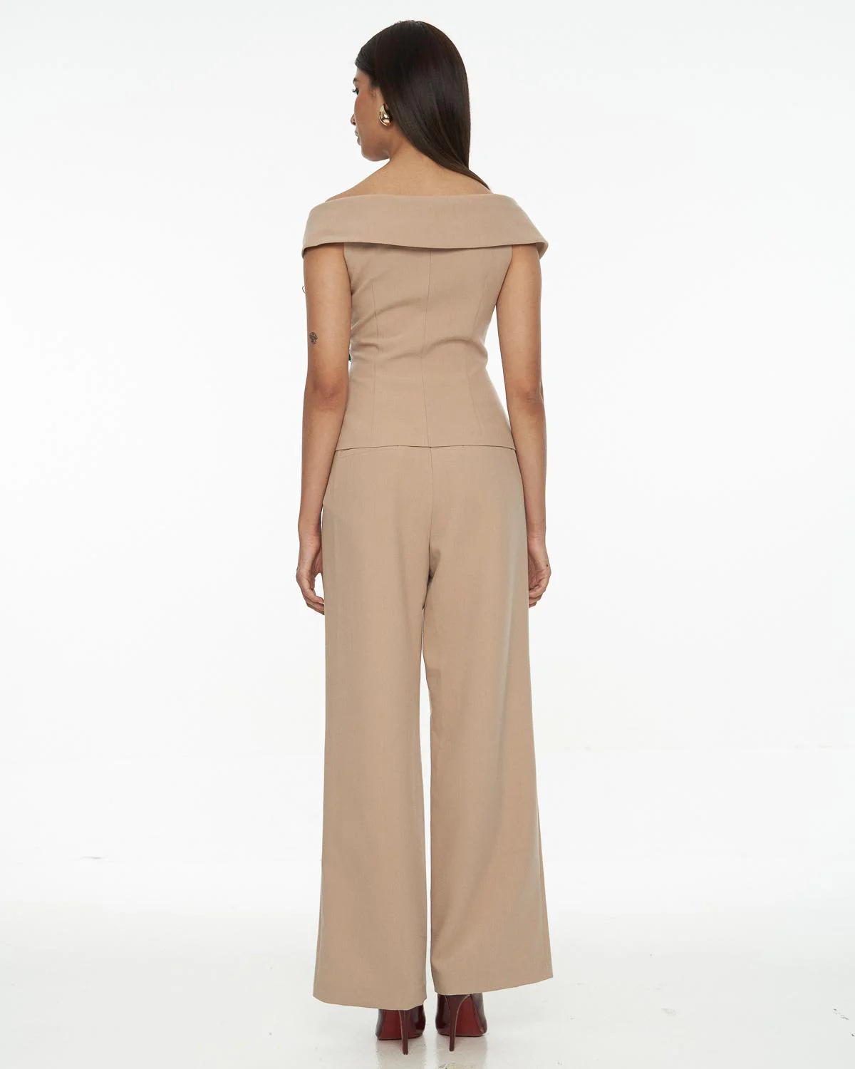 DRESSINGPAULA | Off Shoulder Suit Top - Image 4