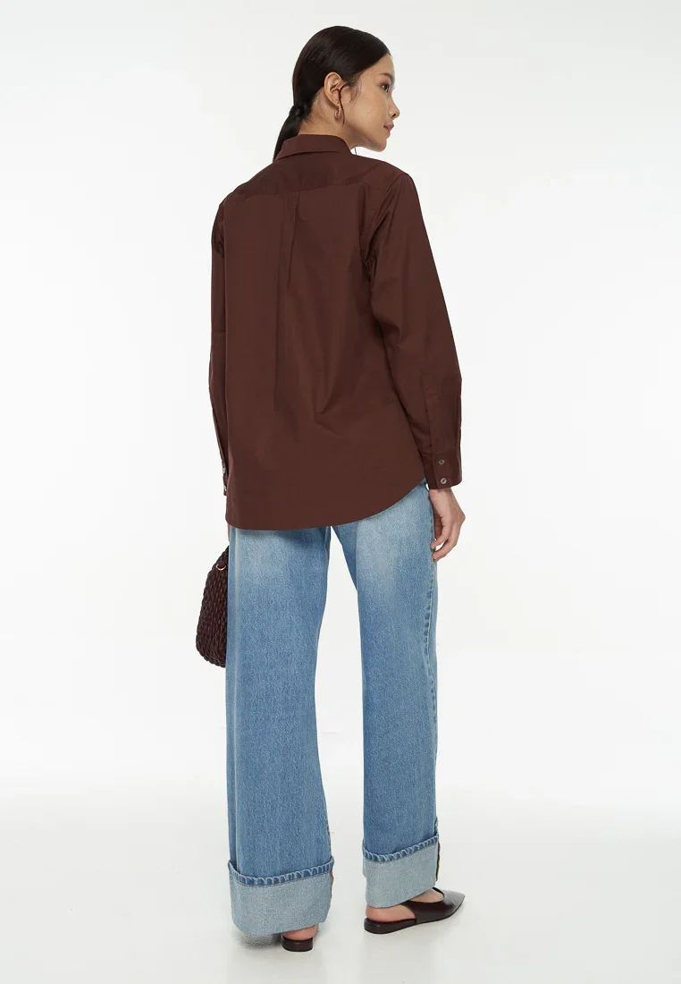 DRESSINGPAULA | Oversized Cotton Shirt - Image 4