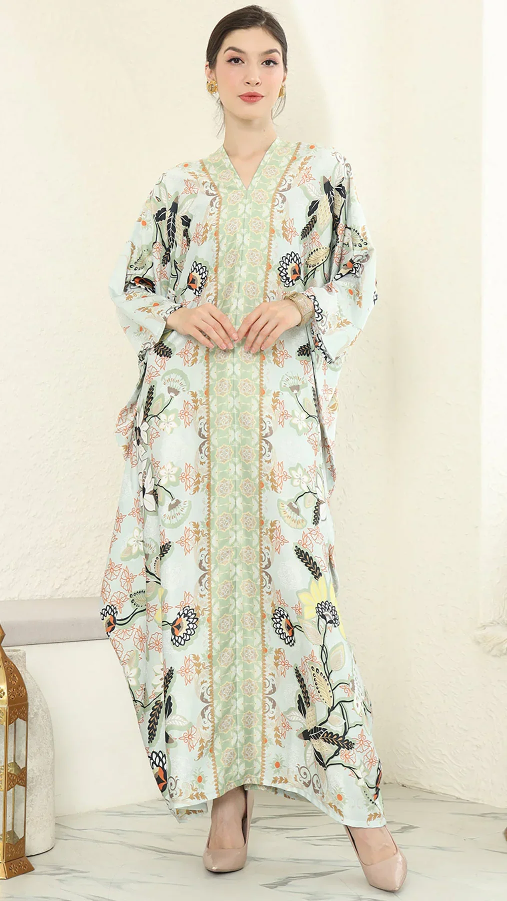 KANZI COLLECTION | Ikat Long Kaftan - Image 5