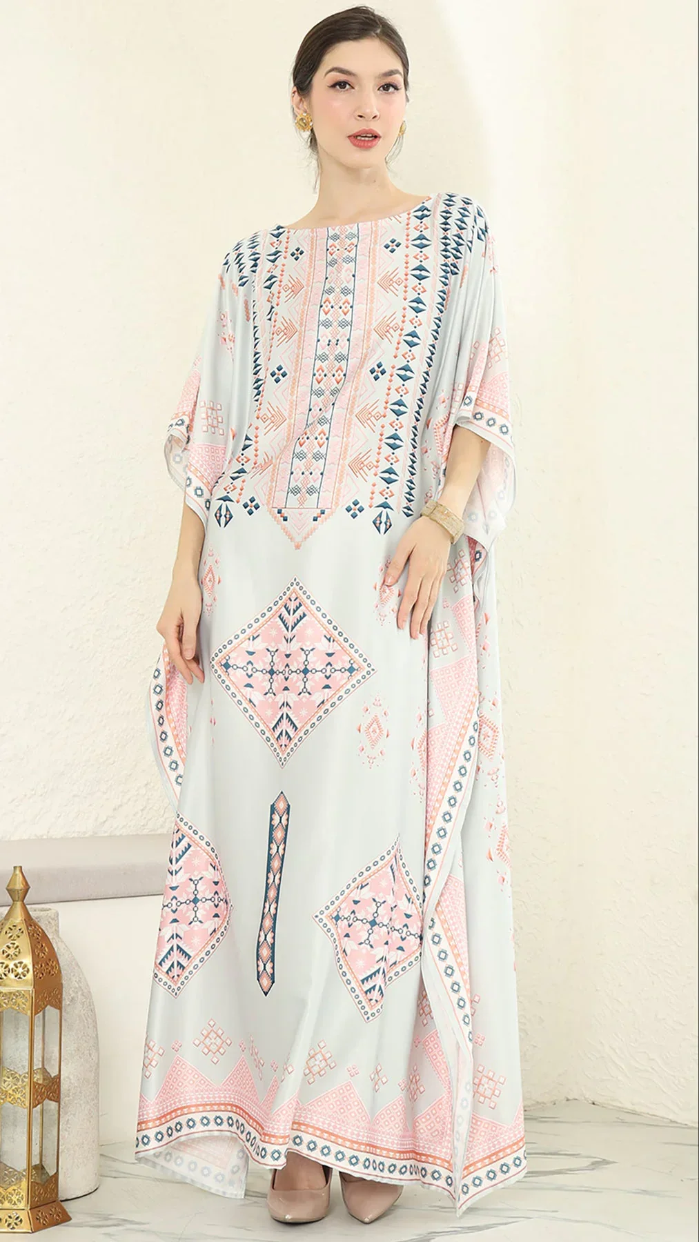 KANZI COLLECTION | Ikat Short Kaftan - Image 4