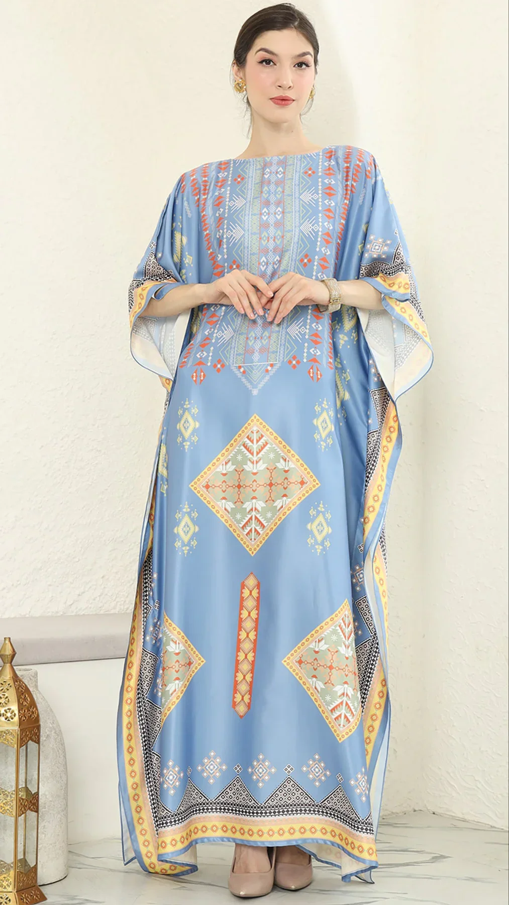 KANZI COLLECTION | Ikat Short Kaftan - Image 5