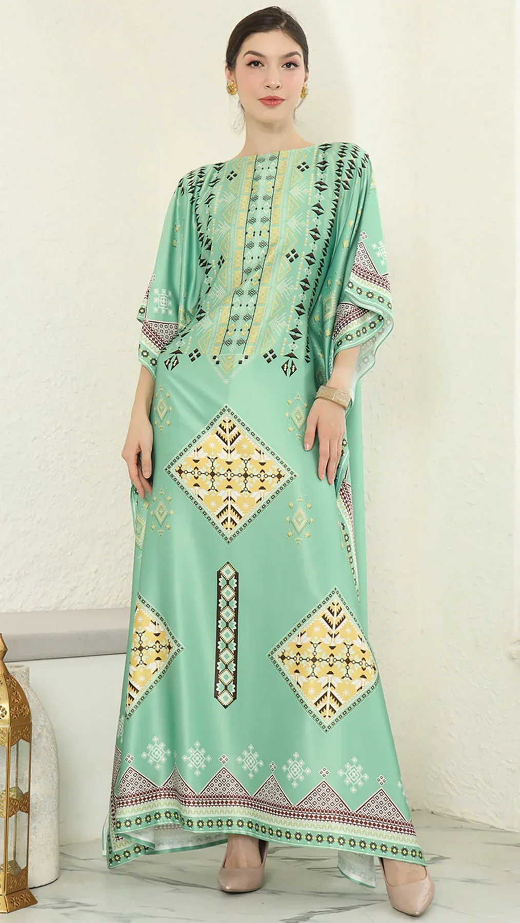 KANZI COLLECTION | Ikat Short Kaftan - Image 6