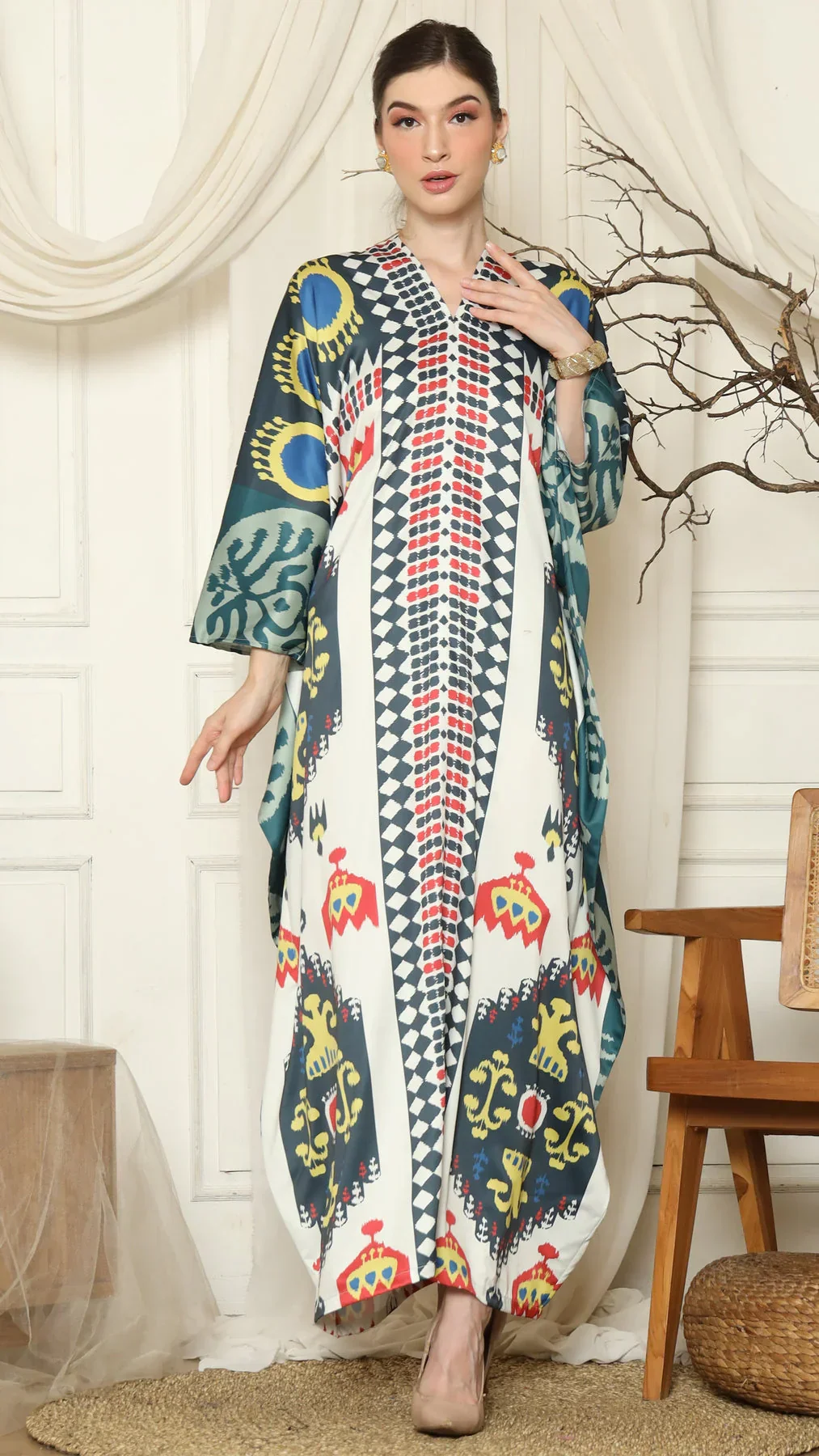 KANZI COLLECTION | Long Sleeve Kaftan [PRE-ORDER] - Image 3