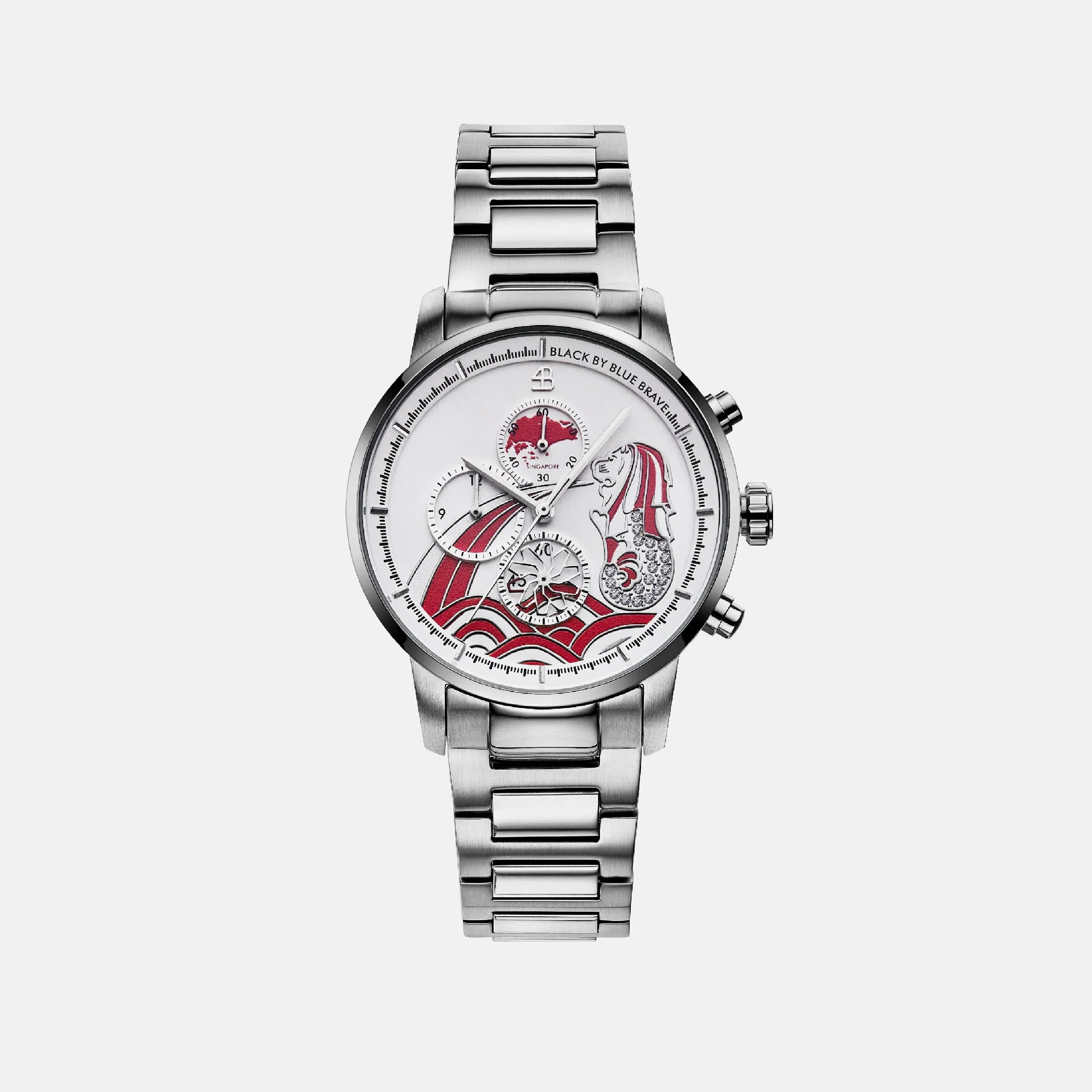 BLACK BY BLUE BRAVE | Merlion Watch - 40mm - Image 11
