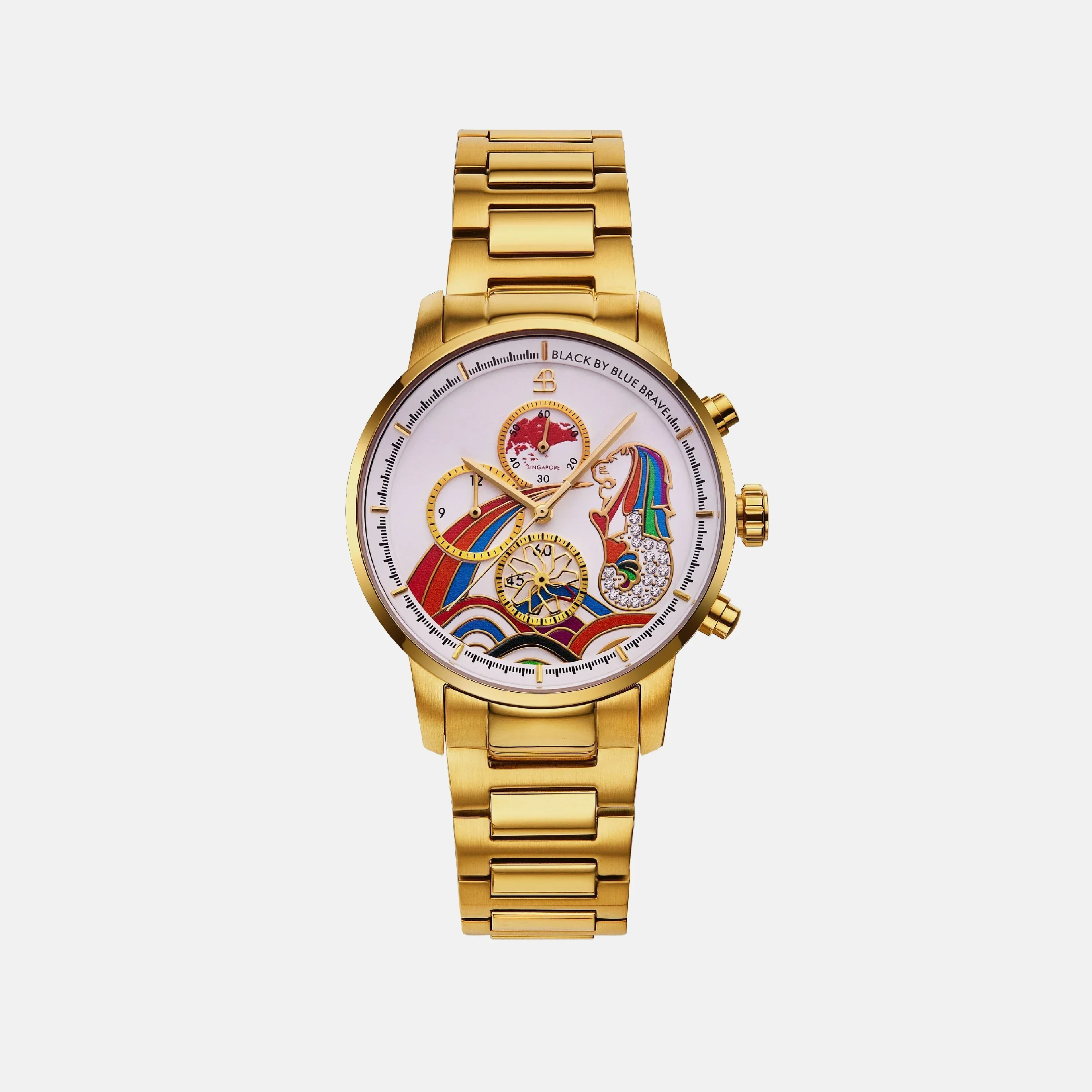 BLACK BY BLUE BRAVE | Merlion Watch - 40mm - Image 15