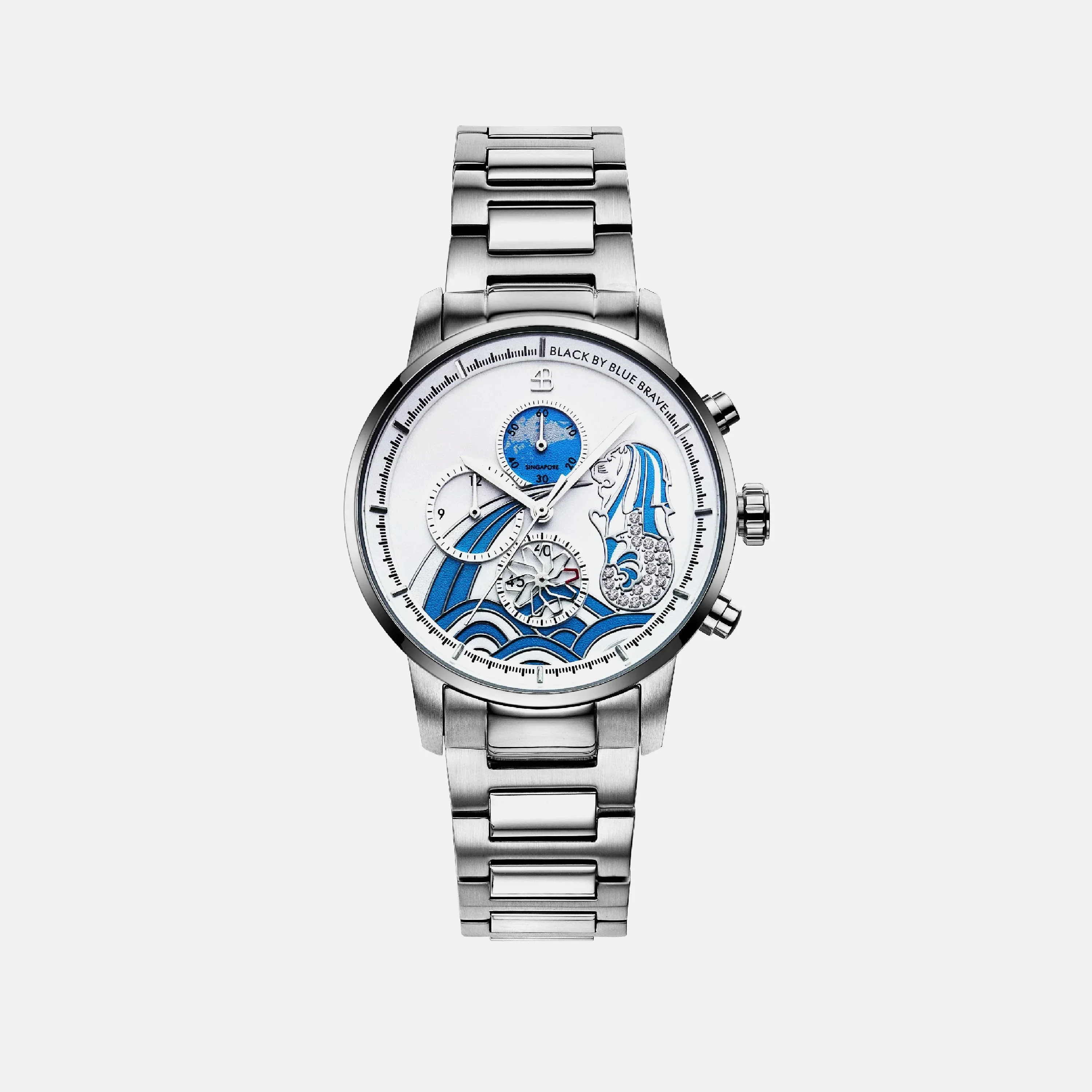 BLACK BY BLUE BRAVE | Merlion Watch - 40mm - Image 5